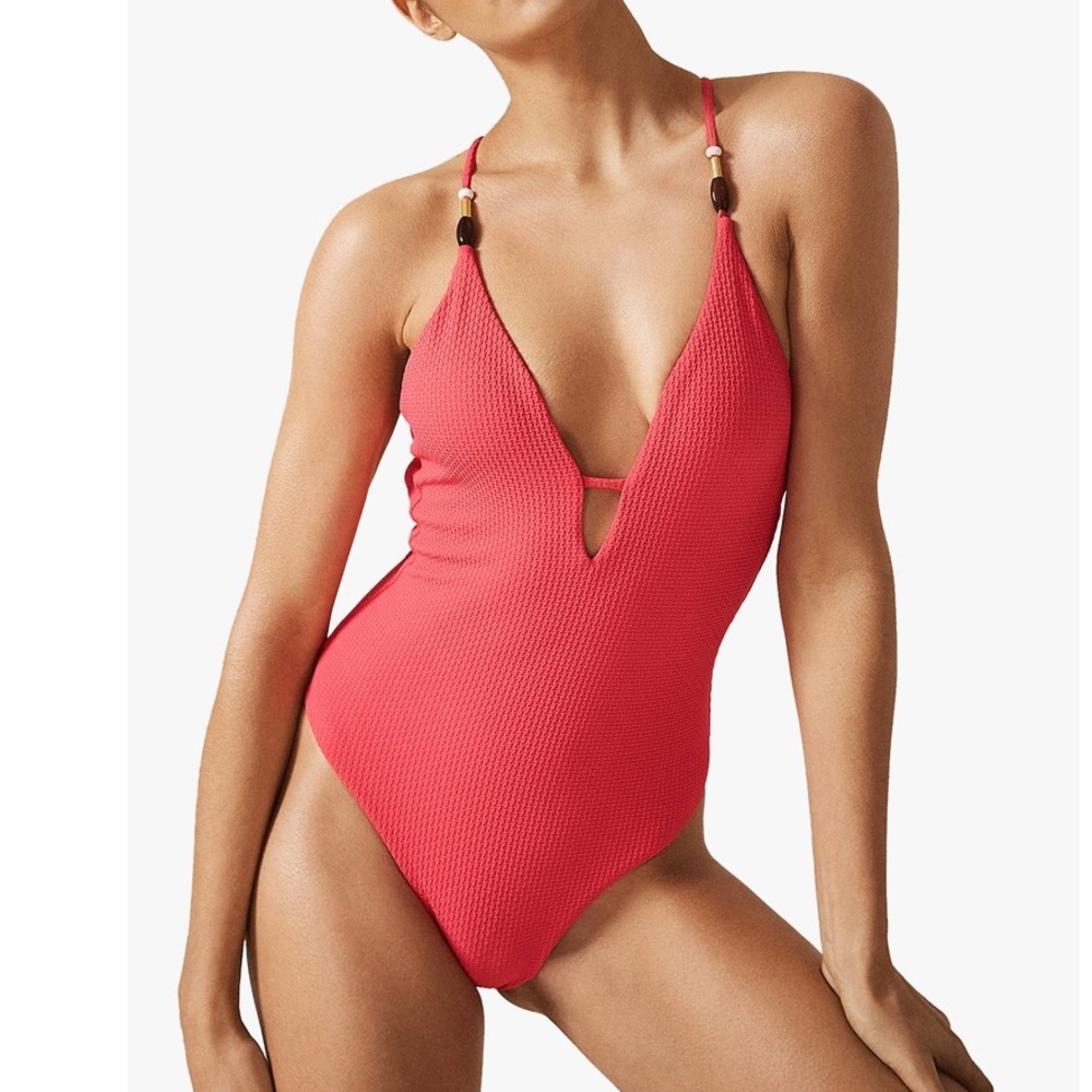 Reiss Larkin Textured Swimsuit